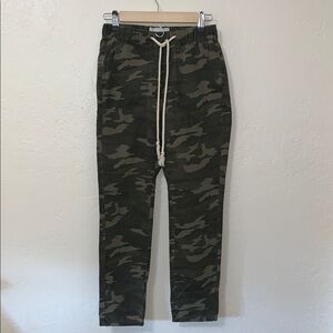 One Teaspoon Green Camo Cargo Pants